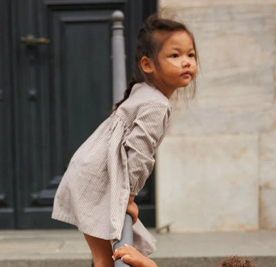 Okker gokker  Kjole - milkboy brown