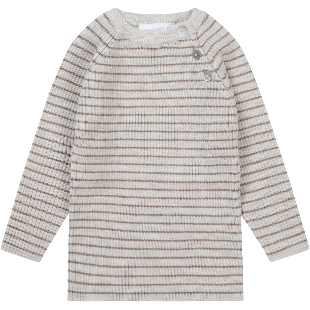 Flye Sweater Wool Oat Melange/Ash Melange