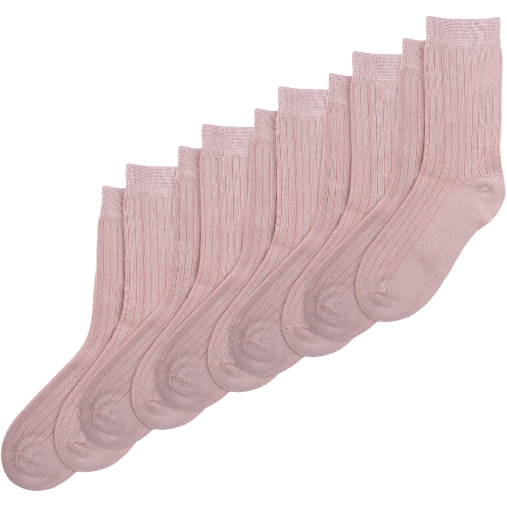 MiniPop® Noos Bamboo Socks 5 Pack Rose