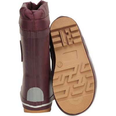 Miikline  Winter Wellies Rose Brown Gummistøvler med foer.