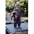 Miikline PU Snow Suit 2 Zip Recycled French Roast