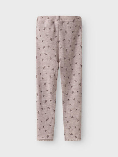 name it mini MERINOULD LEGGINGS Shadow Gray
