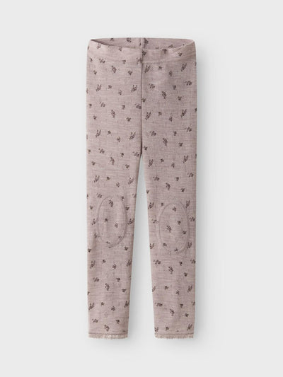 name it mini MERINOULD LEGGINGS Shadow Gray