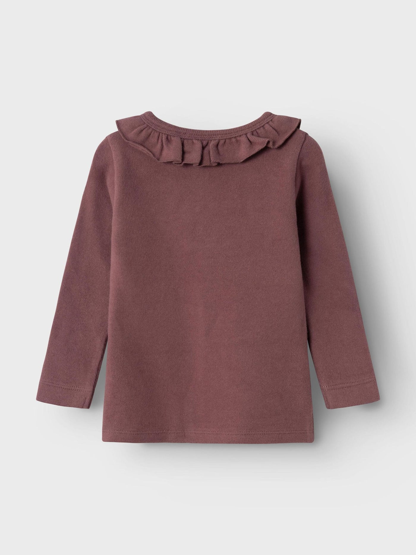 Lil' Atelier SLIM FIT TOP MED LANGE ÆRMER Rose Brown