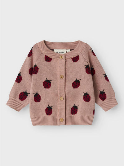 Lil' Atelier REGULAR FIT STRIKKET CARDIGAN  Misty Rose