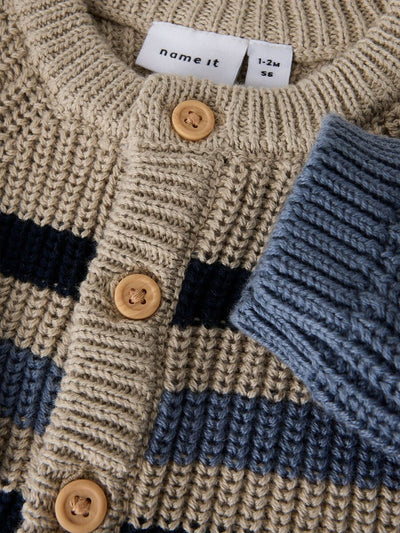 NAME IT BABY ØKOLOGISK BOMULD STRIKKET CARDIGAN