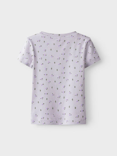 name it mini SLIM FIT T-SHIRT  Misty Lilac