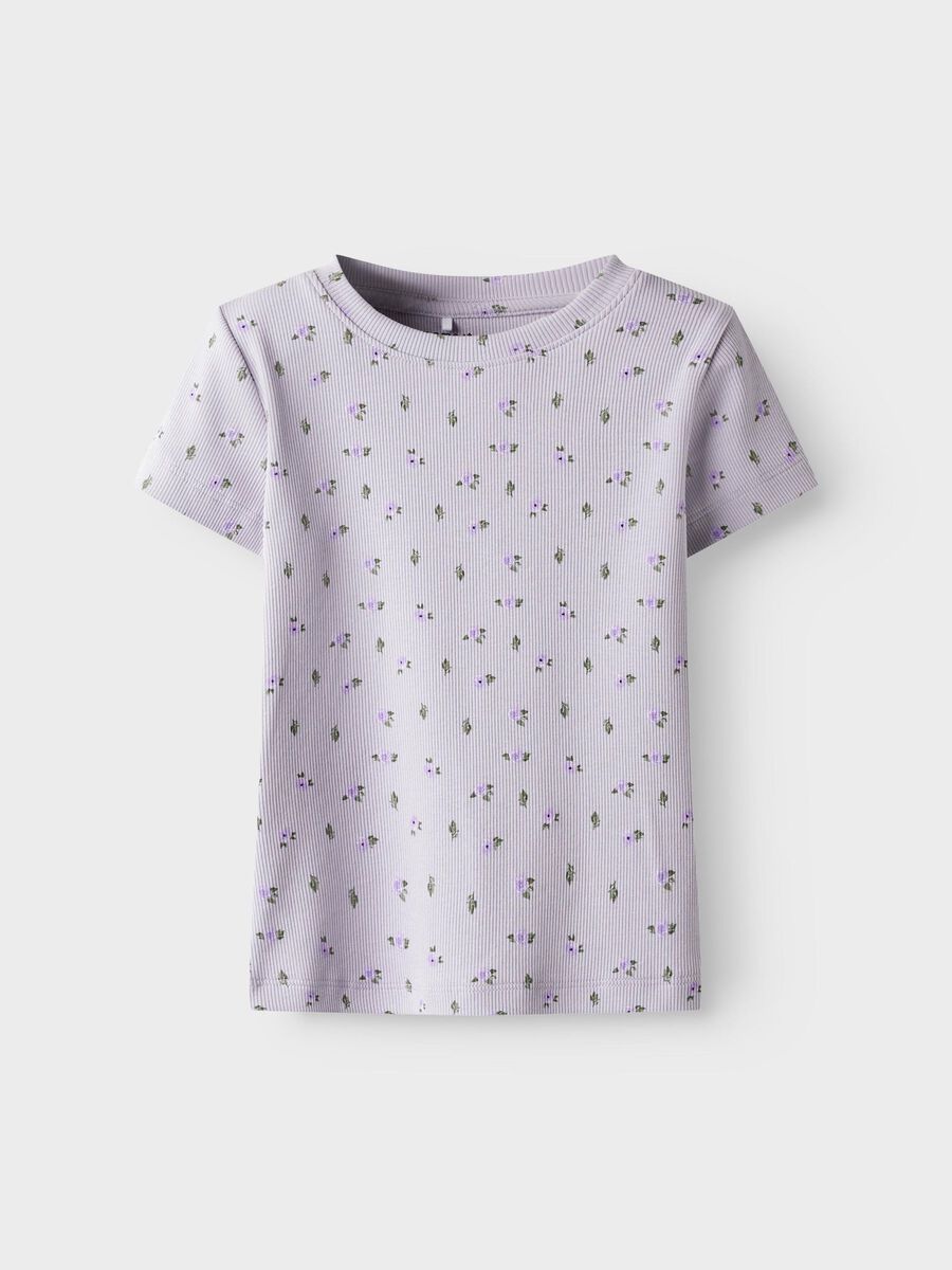 name it mini SLIM FIT T-SHIRT  Misty Lilac