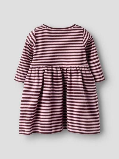 NAME IT BABY STRIBET KJOLE  Bleached Mauve
