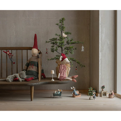 Maileg Nisse, Str. 5, Pige - Strikket kjole