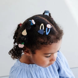 Mimi & Lula - 8 hårelastikker - Mini Fruity Mushroom Village