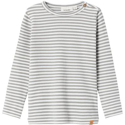 Lil'Atelier Limestone Gago Kre Slim Bluse Noos