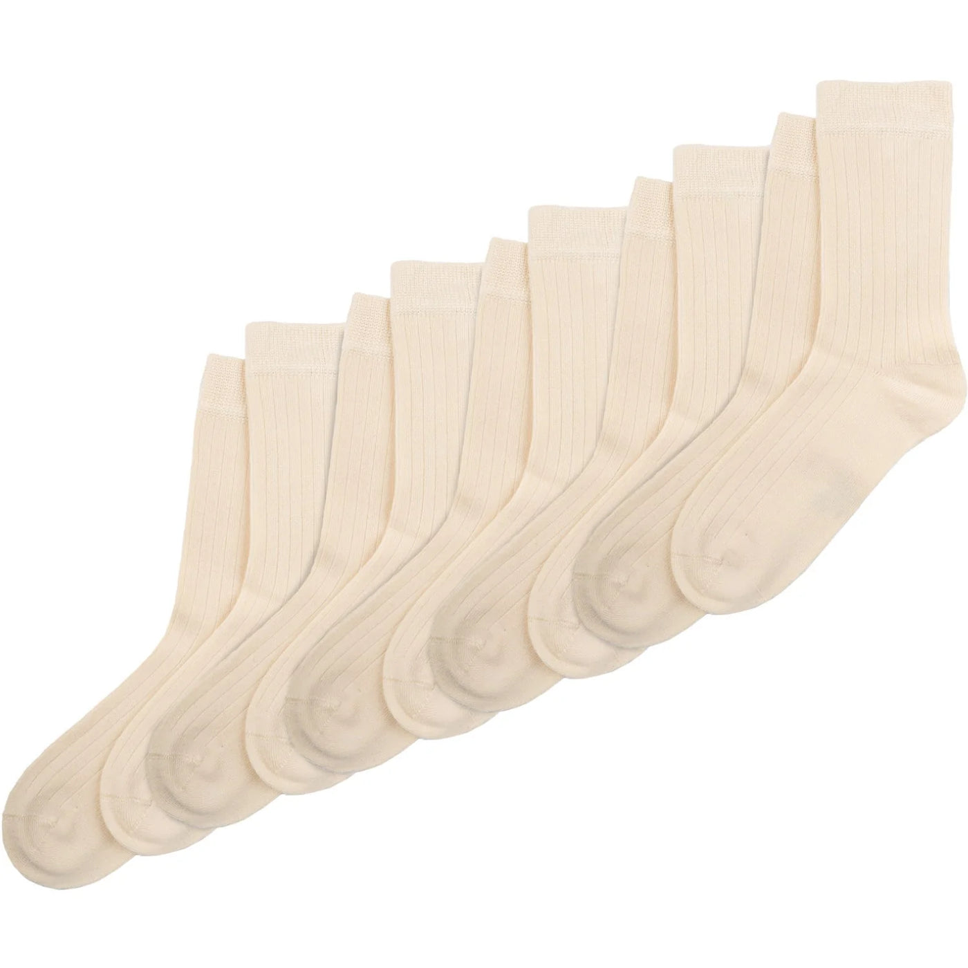 MiniPop® Noos Bamboo Socks 5 Pcs Off White