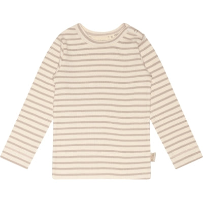 Petit Piao Rib bluse  Sand.