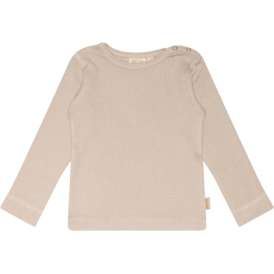 PETIT PIAO T-shirt L/S Modal Soft Sand