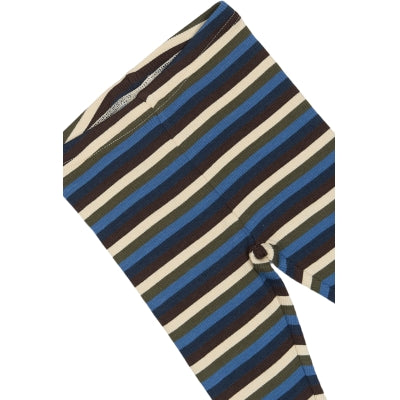 Petit piao Legging Modal True navy multistripe