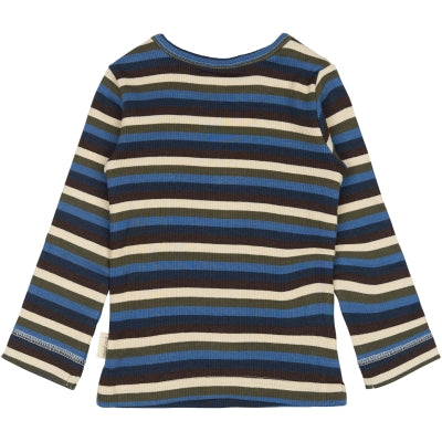 Petit piao  T-shirt L/S Modal Multi Striped