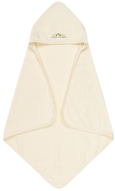 Konges Sløjd Fanga Fontana Figo Babyhåndklæde 75x75 cm, Antique White