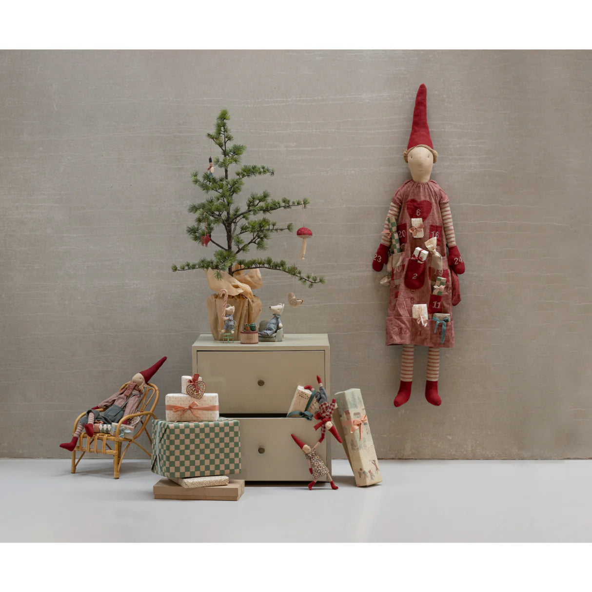 Maileg Nisse, str. 4 - Dreng - Skjorte og bukser