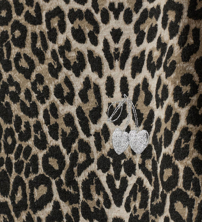 Sofie Schnoor T-shirt - Ayask - Light Brown Leopard