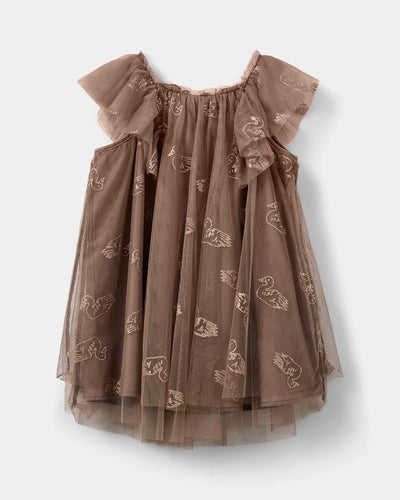 Sofie Schnoor BLOSSOMSK KJOLE - Brown