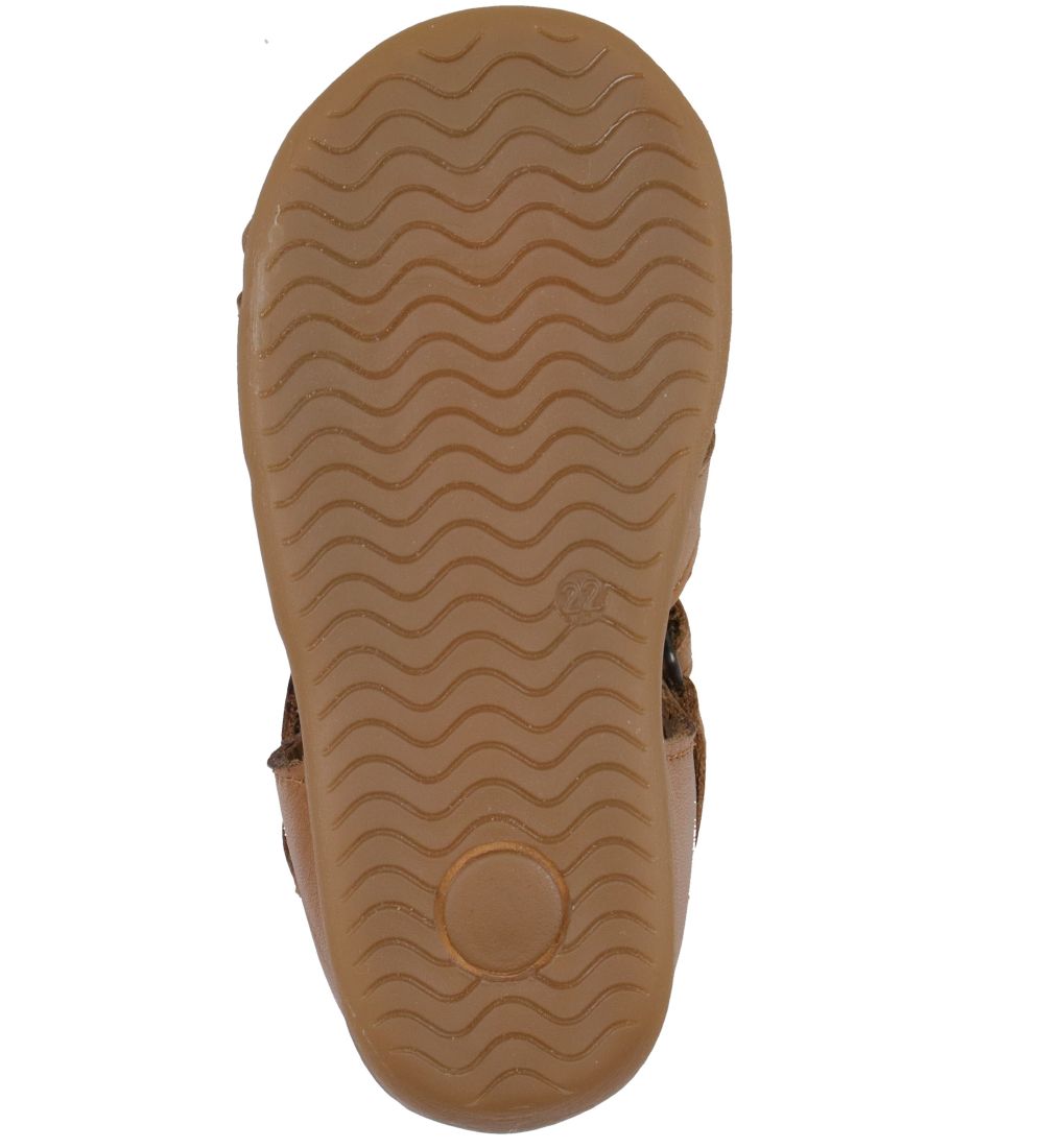 Pom Pom Sandaler - Starters Velcro - Camel