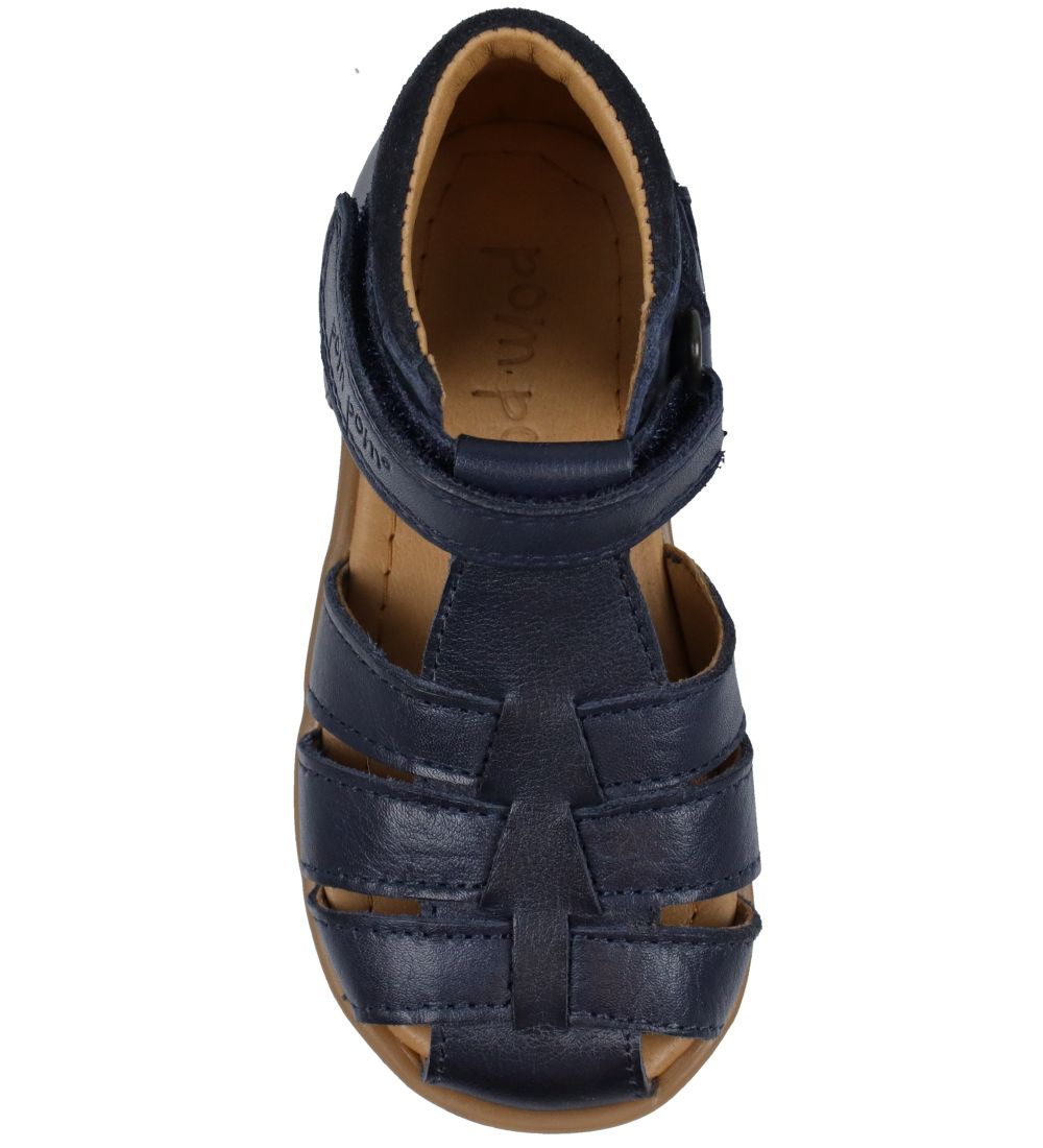 Pom Pom Sandaler - Starters Velcro - Navy