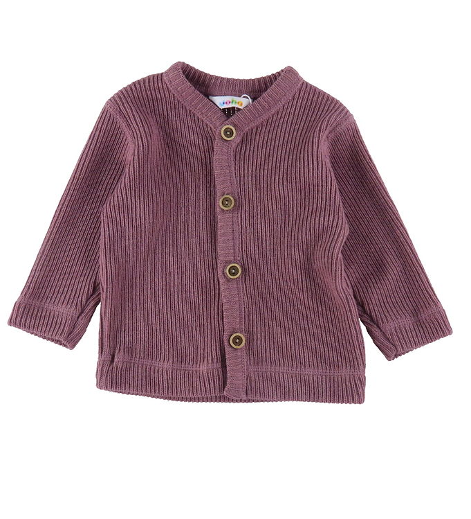 Joha strik cardigan i uld Cardigan Rose