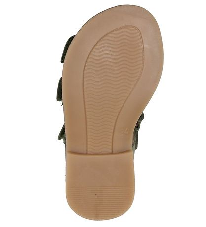 Addison leather sandal - heather green
