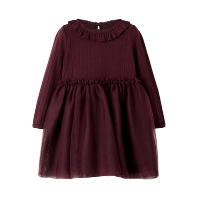 Lil'Atelier kjole SOLANGE - Catawba Grape