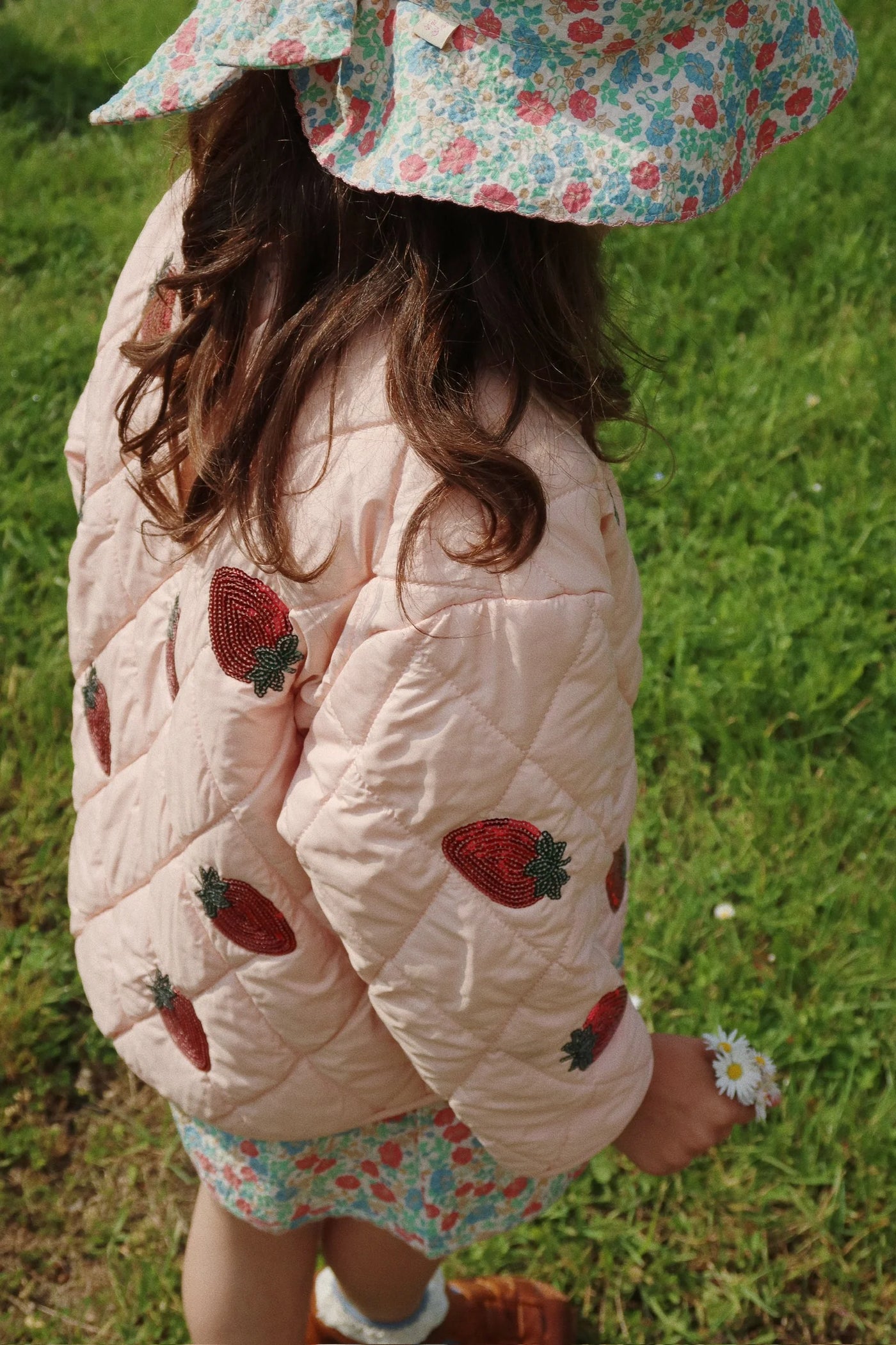 Flora jakke  strawberry