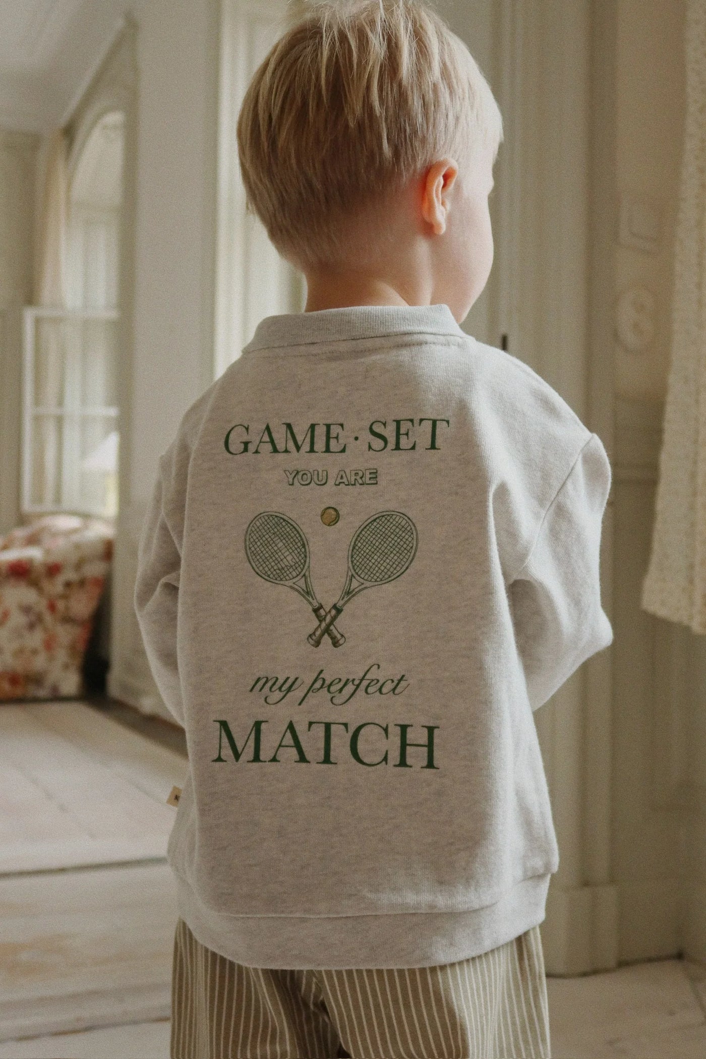Konges Sløjd  Spotty polo  off white melange