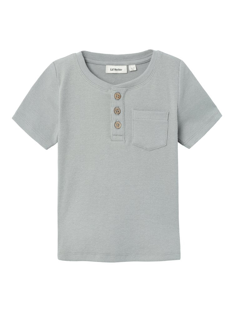 Lil'Atelier Limestone Halli Slim T-Shirt