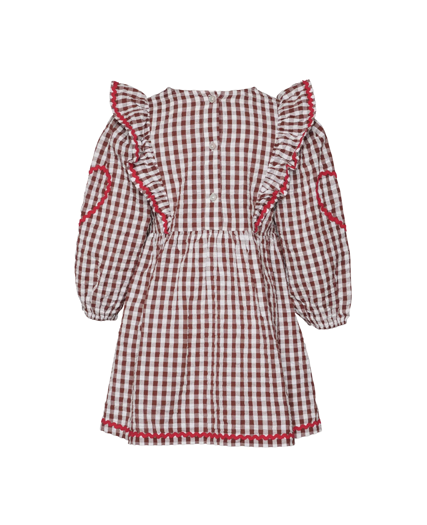 Sissel Edelbo Nanette MINI Dress Brown Checks