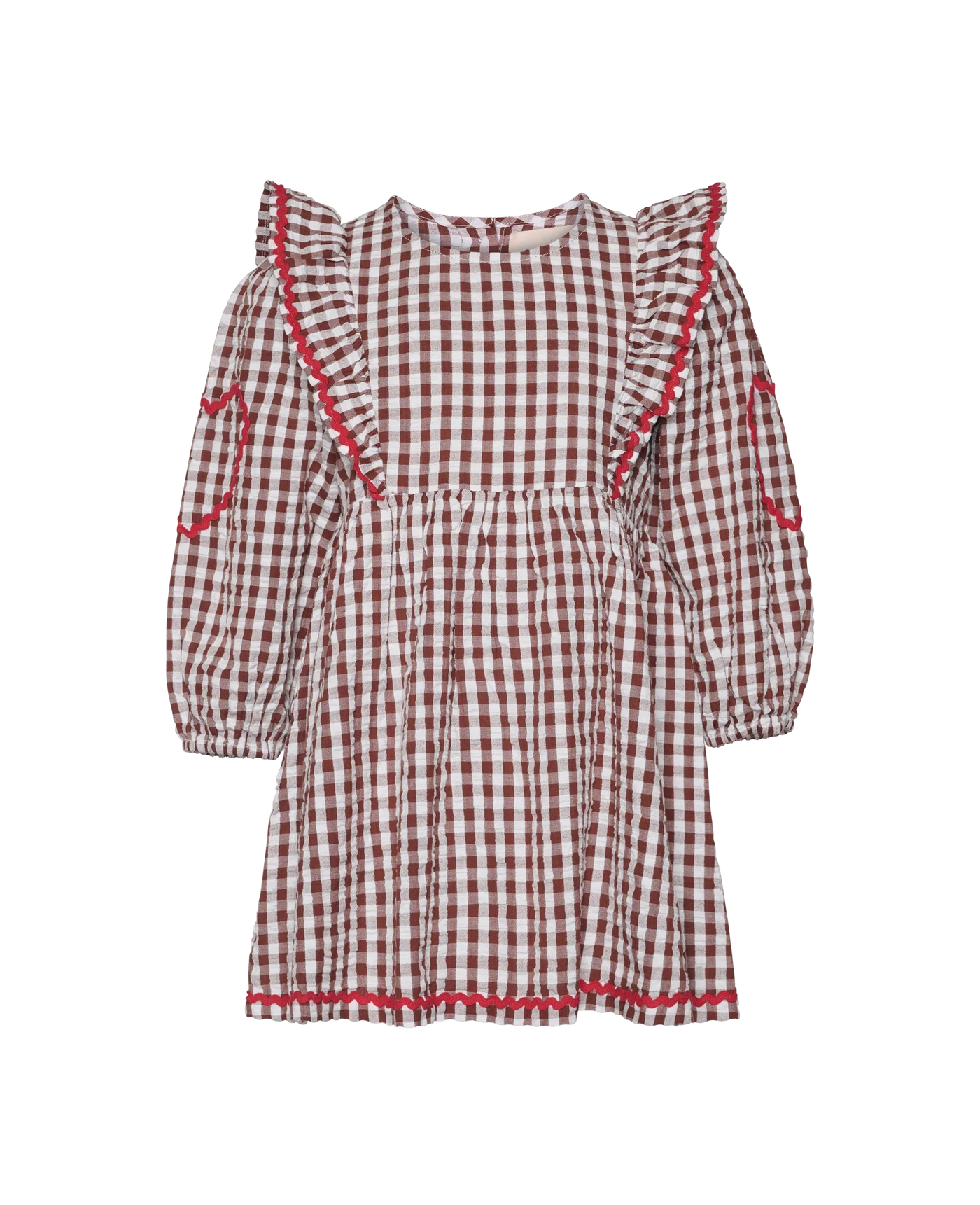 Sissel Edelbo Nanette MINI Dress Brown Checks