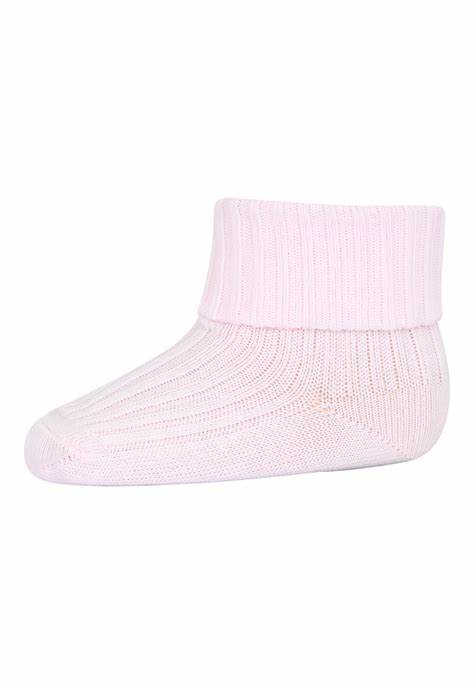 Cotton rib baby socks - Cherry Blossom