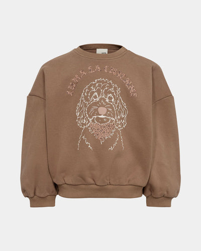 Sosie Schnoor Sweatshirt-Cashew brown