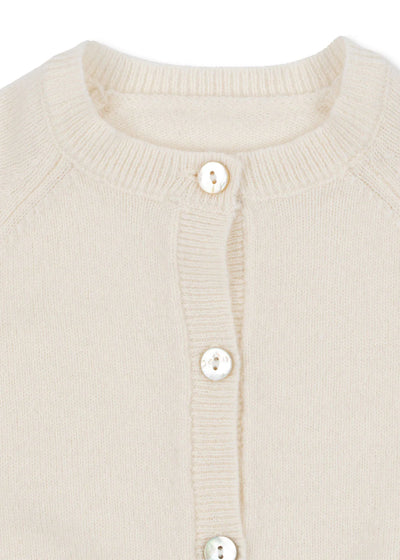 Kongessløjd SAVORA CARDIGAN antique white