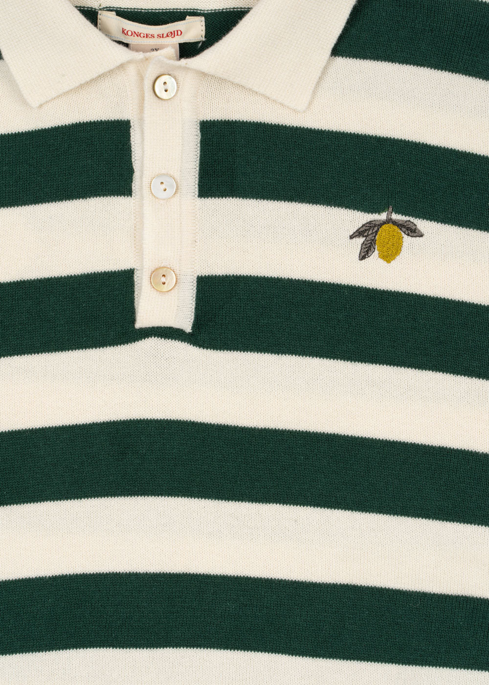 Konges Sløjd  Manis polo  pine grove stripe