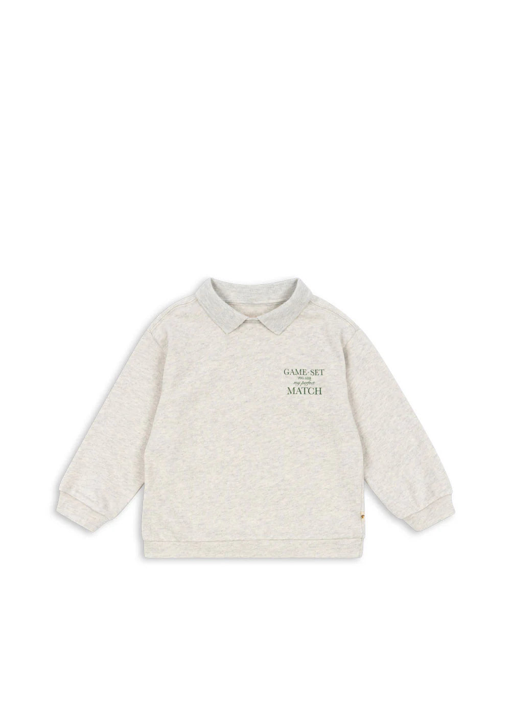 Konges Sløjd  Spotty polo  off white melange