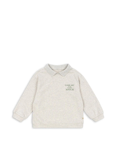 Konges Sløjd  Spotty polo  off white melange