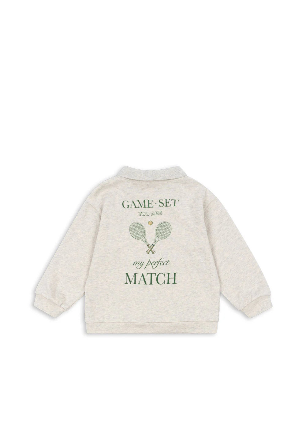 Konges Sløjd  Spotty polo  off white melange
