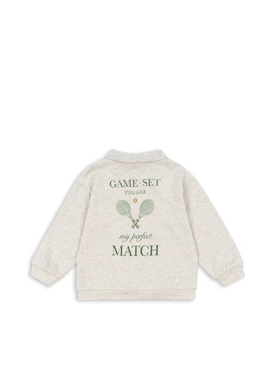 Konges Sløjd  Spotty polo  off white melange