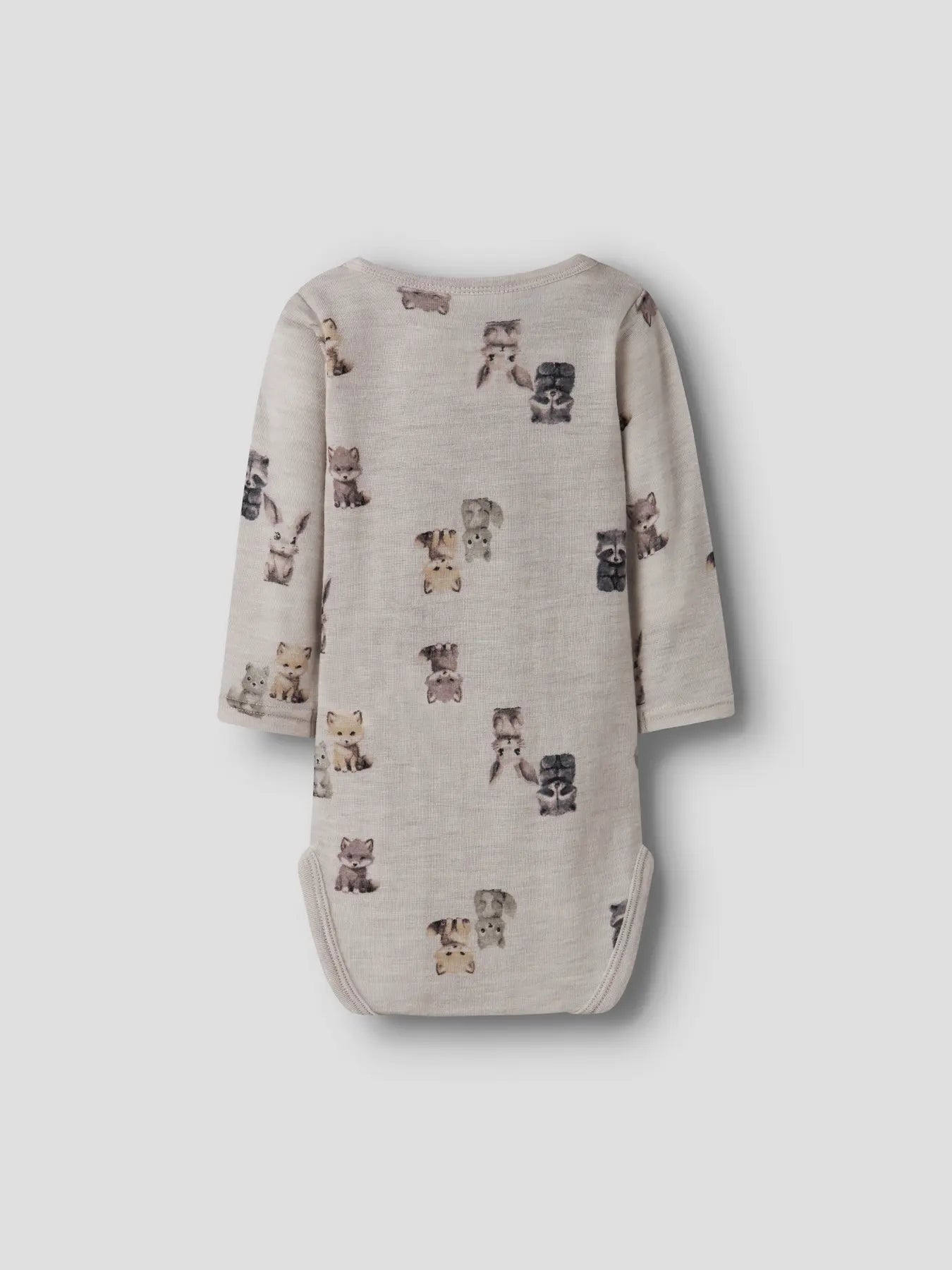 Name it NBMWANG WOOL RIB LS BODY AOP