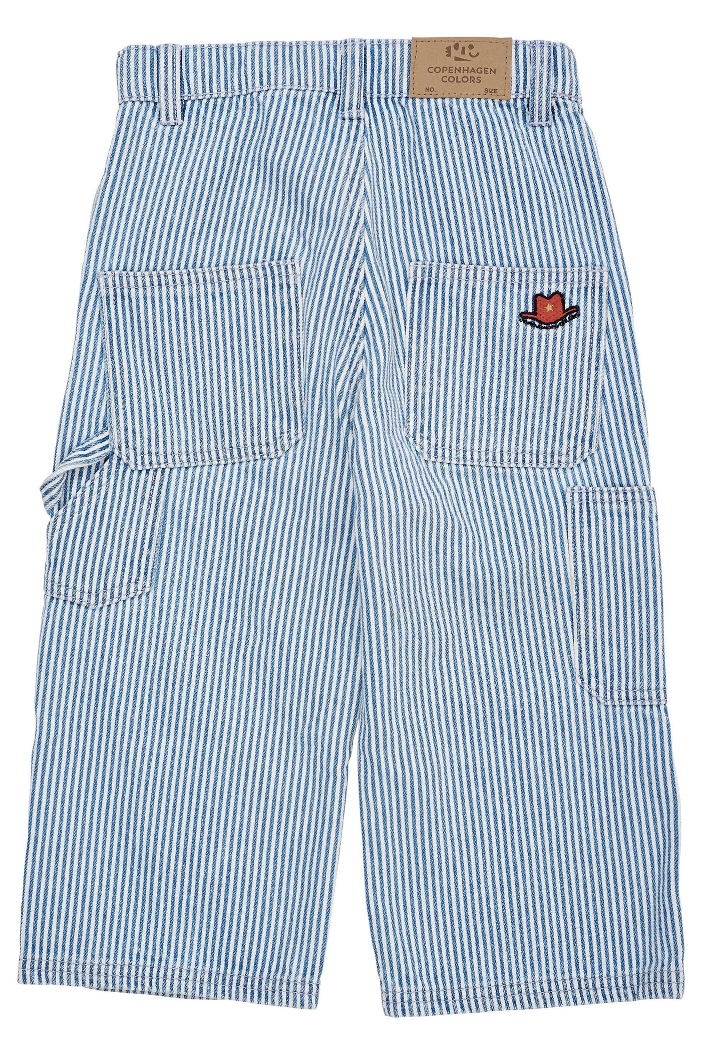 Copenhagen Colors Y/D STRIPE TWILL CARGO PANTS W. ADJ. WAIST