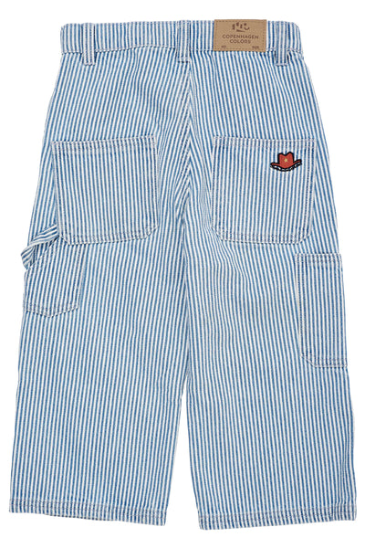 Copenhagen Colors Y/D STRIPE TWILL CARGO PANTS W. ADJ. WAIST