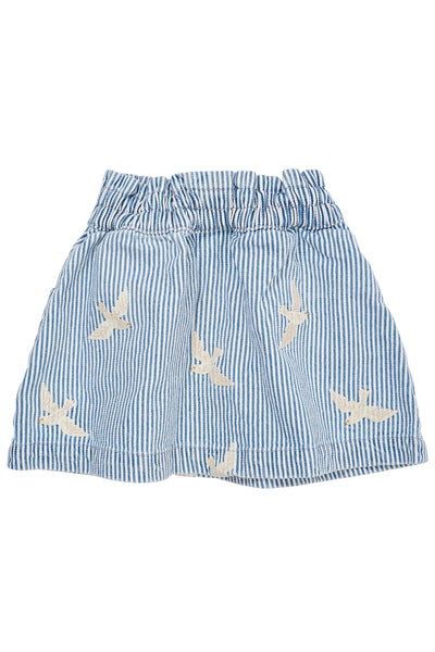 Copenhagen Colors Y/D TWILL SKIRT W. EMBROIRDEY
