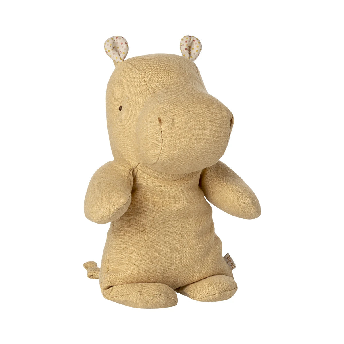 Maileg Safari Flodhest Creme yellow