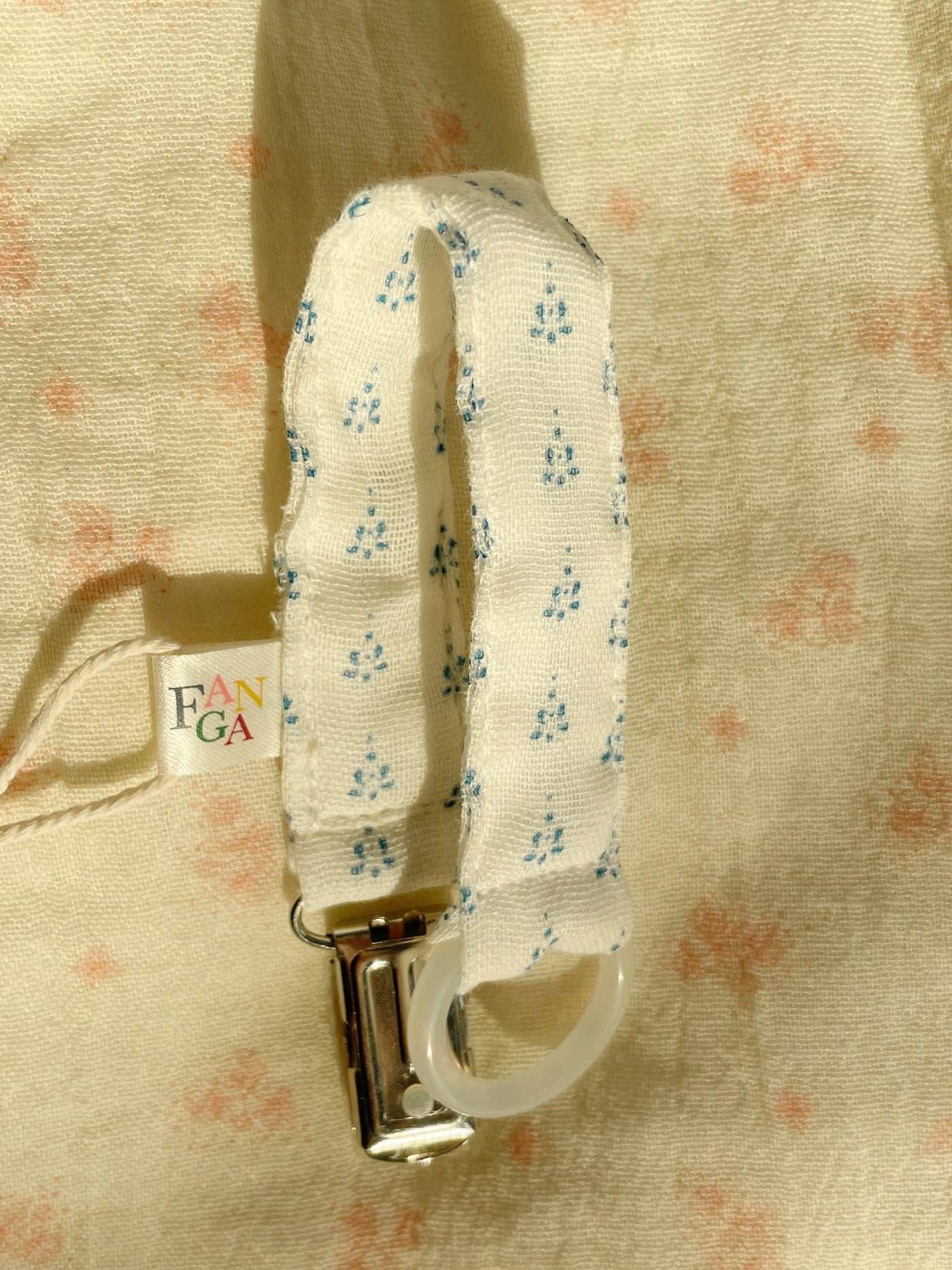 Konges Sløjd VEN PACIFIER STRAP PUNTO BLU