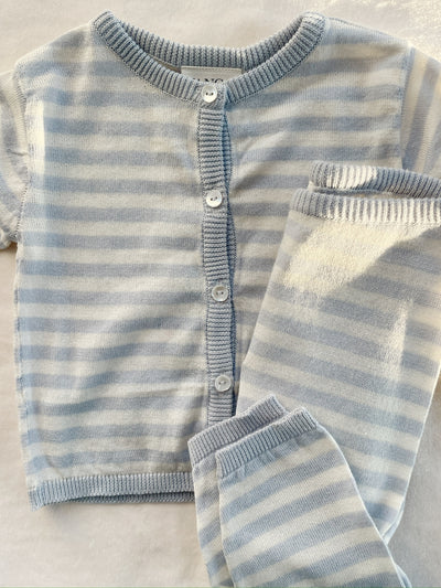 Konges Sløjd VENTI KNIT PANTS GOTS GRAY DAWN